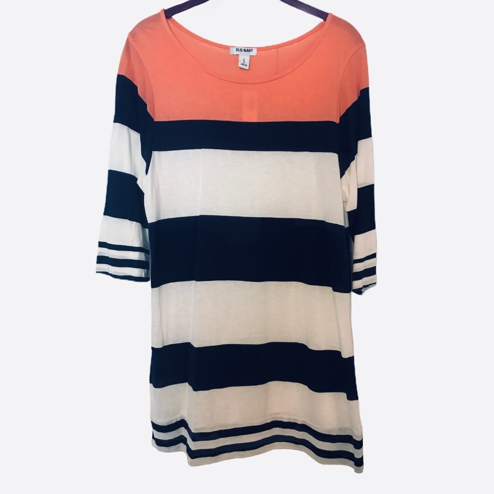 💥 MOVING SALE NWT 3/4 Sleeve Stripe Shirt Large